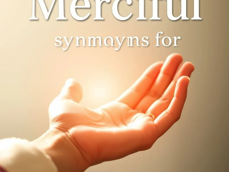 Sinónimos de Merciful Amplía tu Vocabulario y Muestra Más Compasión