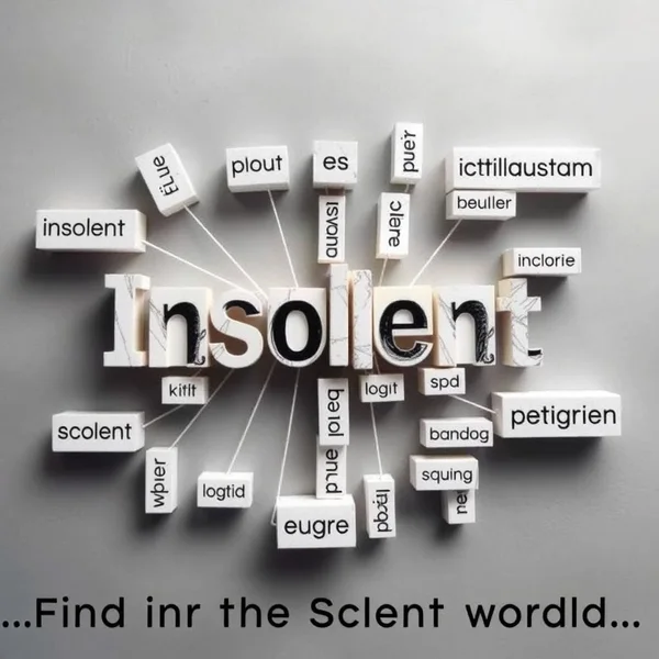 A visual representation of Synonyms for Insolent