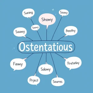 Sinônimos para Ostentatious Expanda Vocabulário Descreva com Vigor