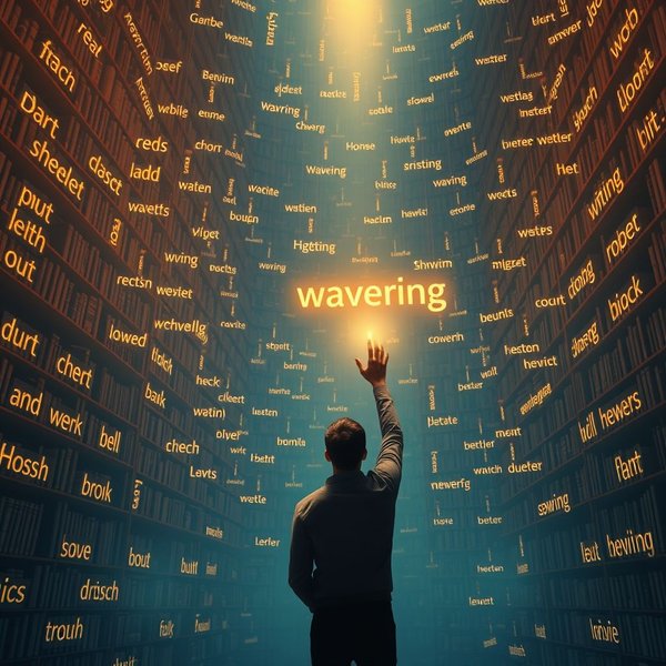 A visual representation of choices, illustrating the concept of exploring synonyms for Wavering