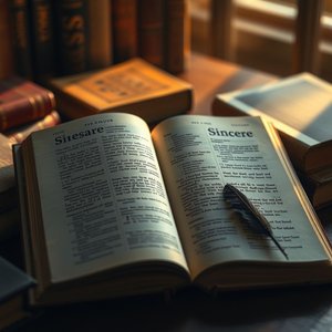 Synonyms for Sincere Express Authenticity in Writing