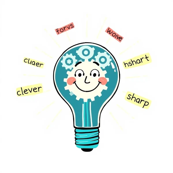 Image showing clever wordplay, illustrating Synonyms for Witty