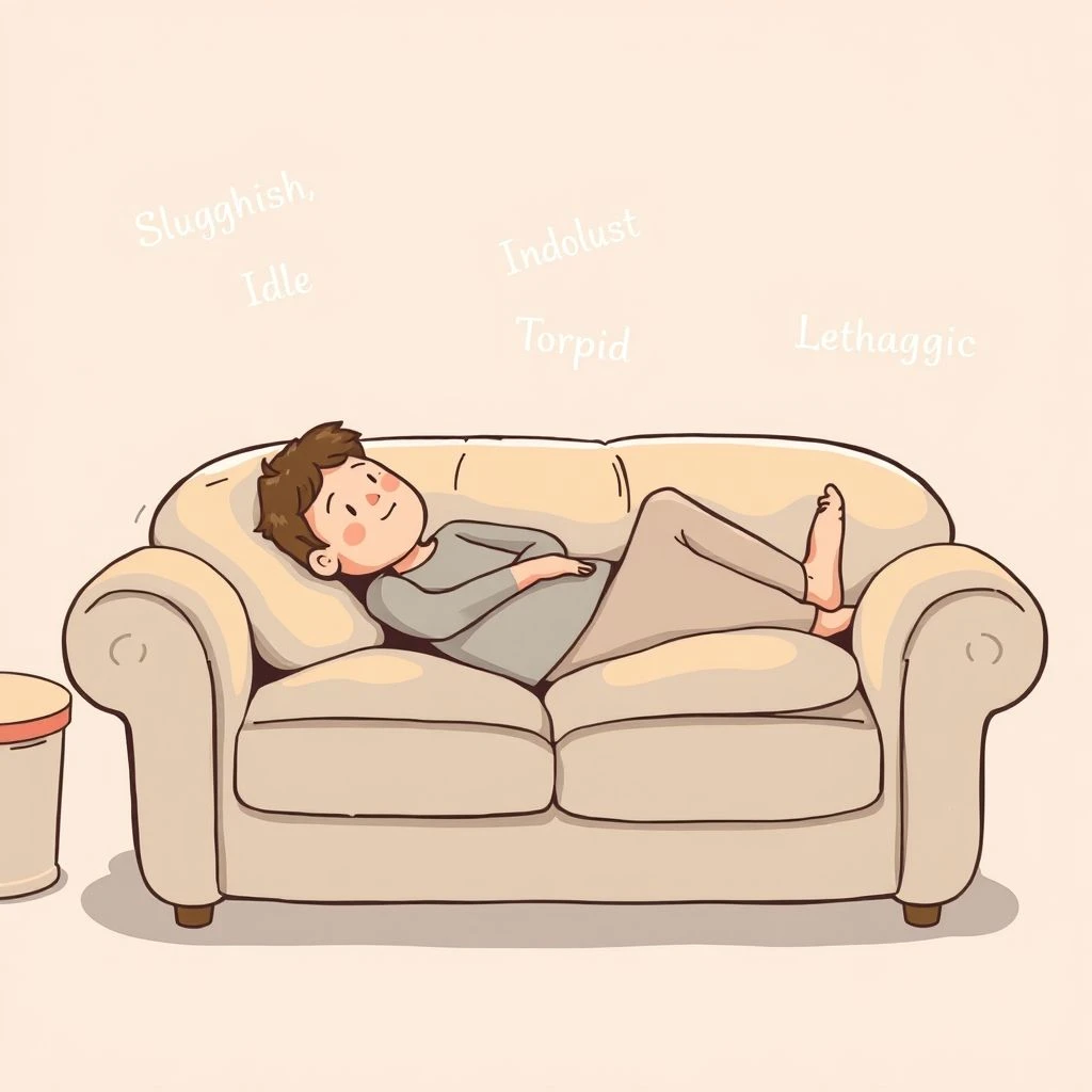 Từ đồng nghĩa của Lazy: Thể hiện bản thân chính xác hơn