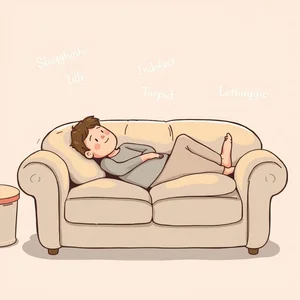 Từ đồng nghĩa của Lazy: Thể hiện bản thân chính xác hơn
