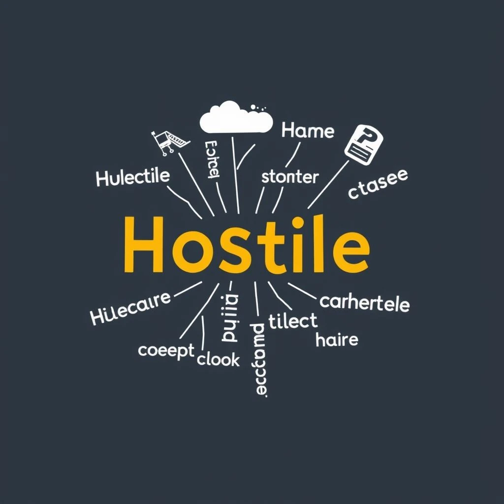 Các Từ Đồng Nghĩa với Hostile Thể Hiện Sự Bất Đồng Một Cách Rõ Ràng