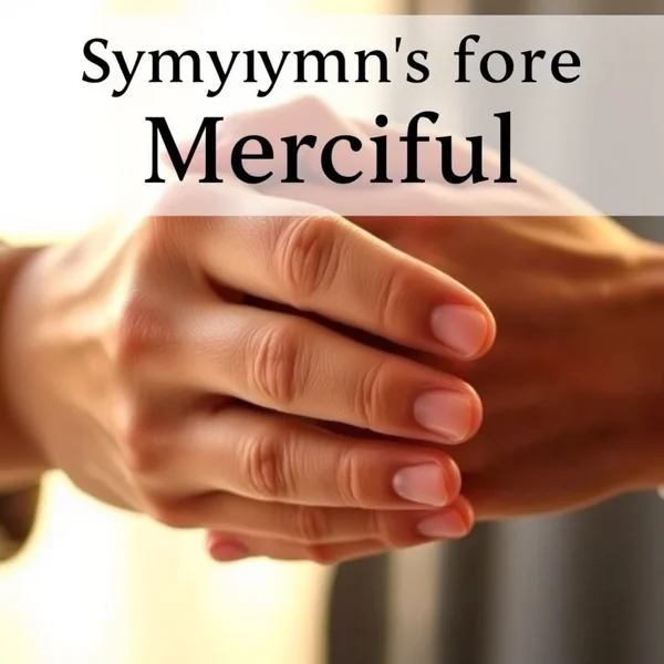 A visual representation of Synonyms for Merciful, such as a gentle, helping hand