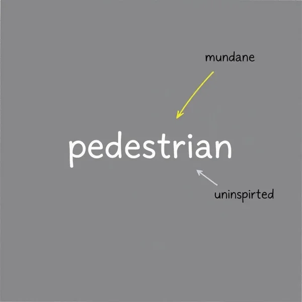 Hướng dẫn trực quan về từ đồng nghĩa với Pedestrian