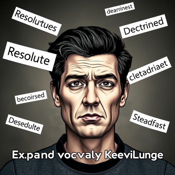 Image depicting a determined person or concept, titled: Synonyms for Resolute to show determination