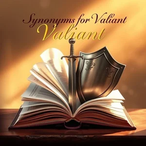 Từ đồng nghĩa với Valiant Thể hiện lòng can đảm mạnh mẽ