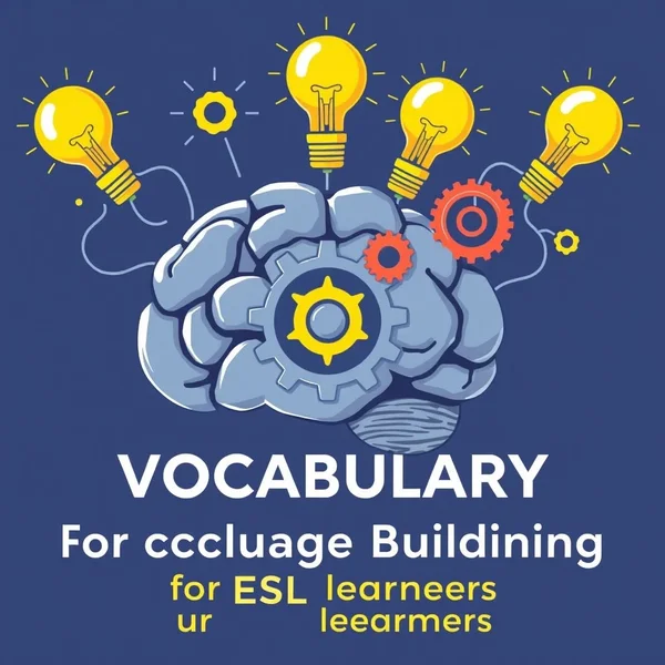 Illustration of a brain with gears and lightbulbs - Synonyms for Inventive