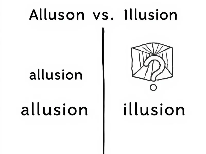 Giải mã Allusion vs. Illusion cho học viên ESL