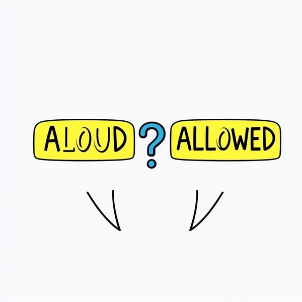 Understanding Aloud vs. Allowed in English sentences