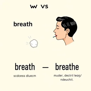 Breath vs. Breathe Nắm Vững Sự Khác Biệt Để Giao Tiếp Rõ Ràng