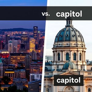 Capital vs. Capitol Desvendando Palavras Comumente Confundidas