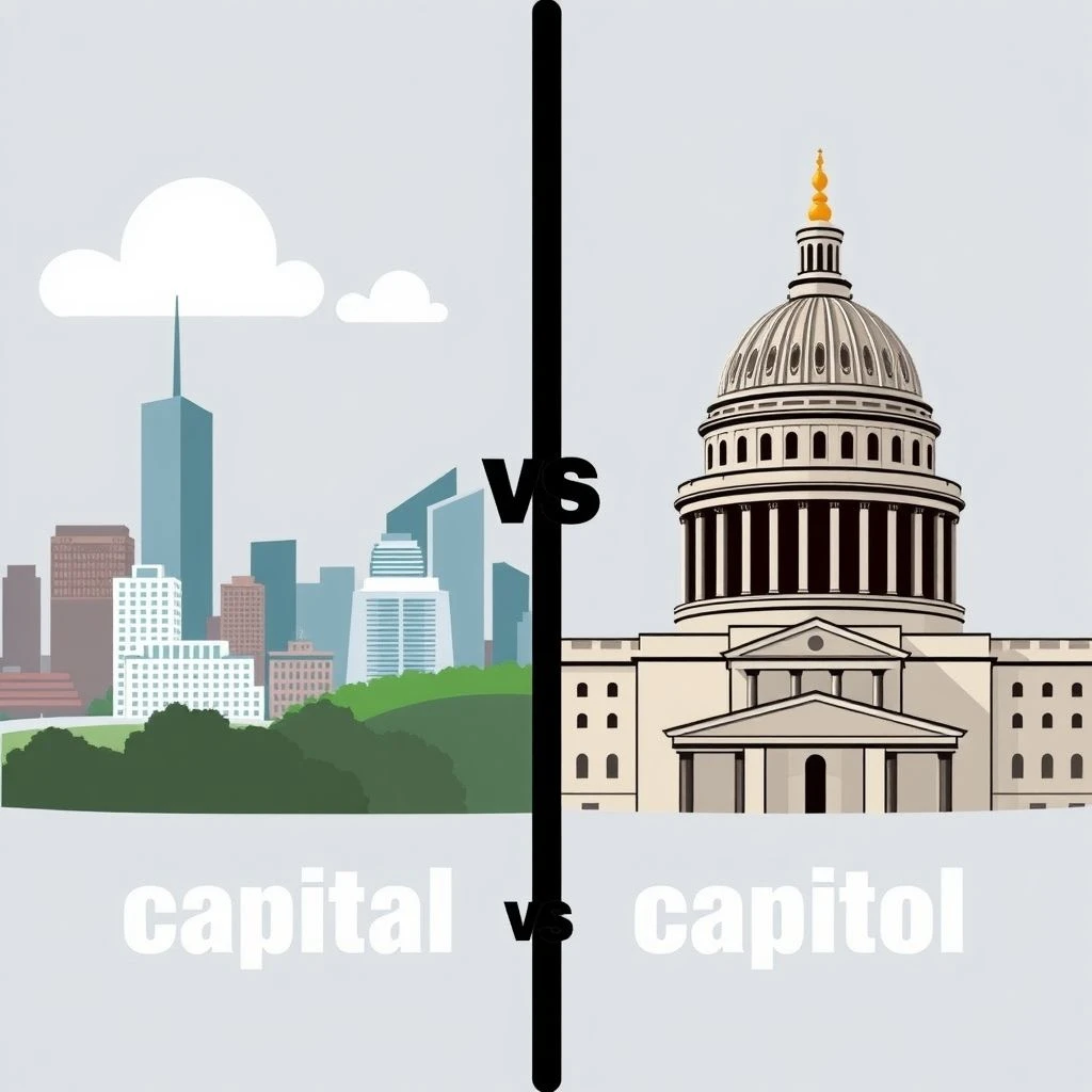 capital vs. capitol Phân biệt hai từ tiếng Anh dễ gây nhầm lẫn