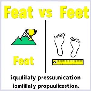 Feat vs. Feet Chinh phục nhầm lẫn đồng âm phổ biến trong tiếng Anh