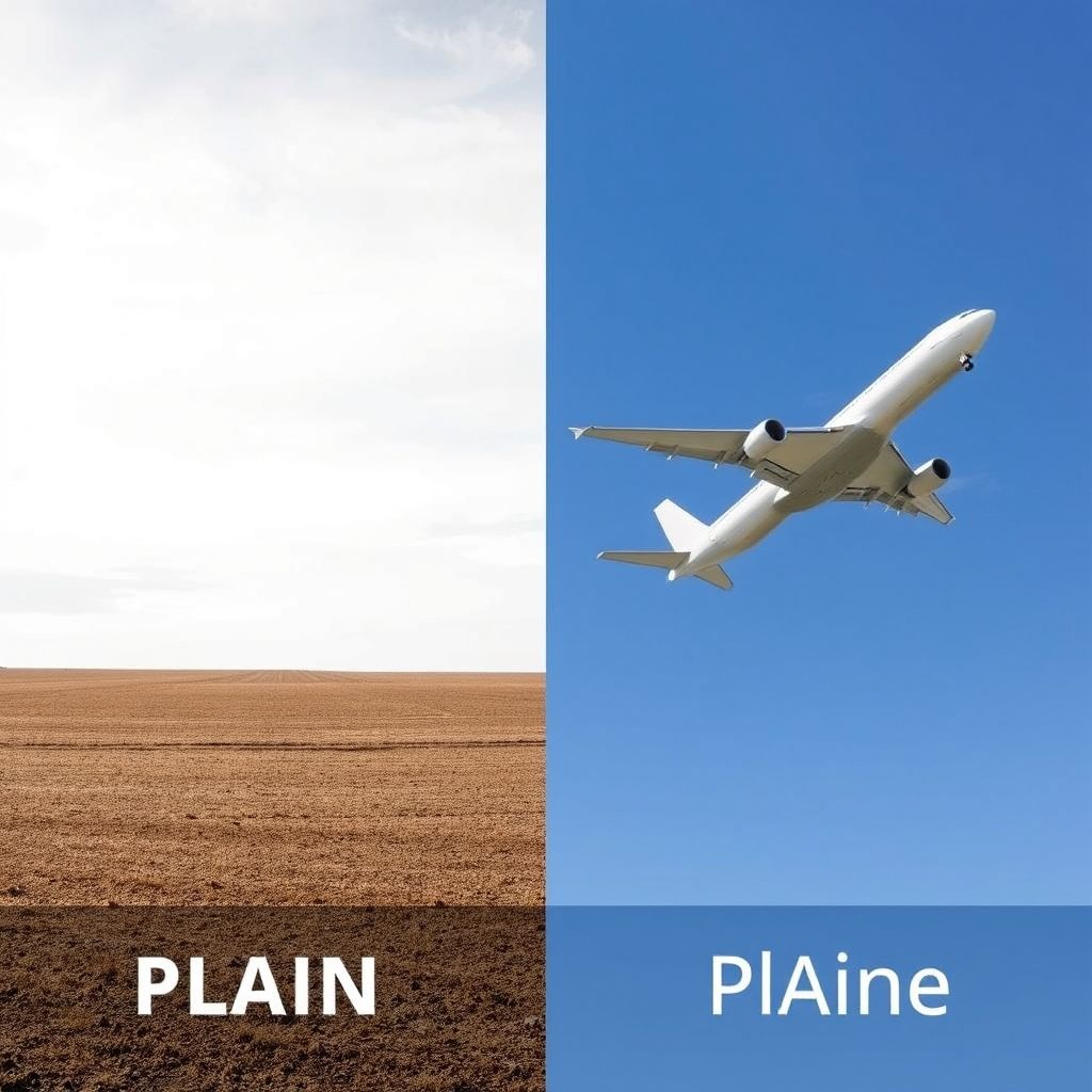 Plain vs. Plane Homófonos em Inglês Saiba a Diferença