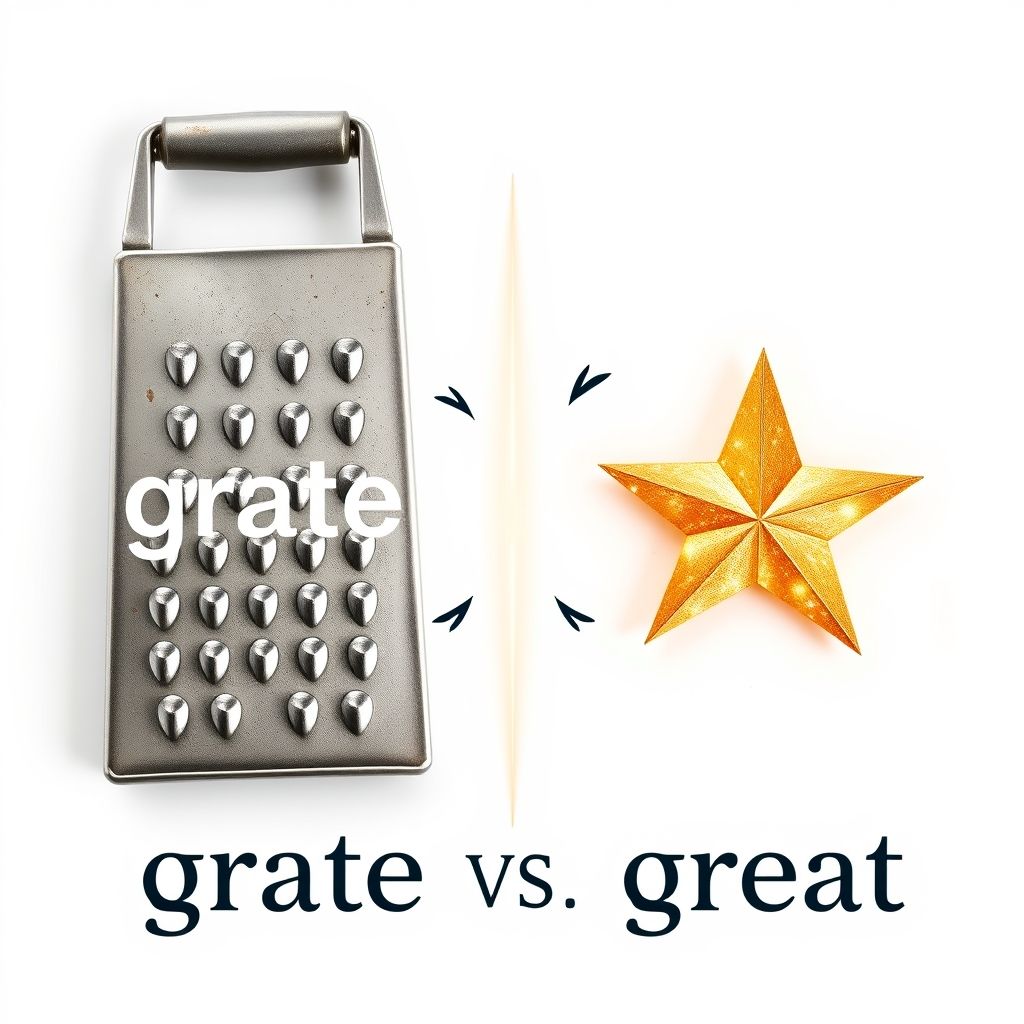 Grate vs. Great Dominando Homófonos Confundidos en Inglés