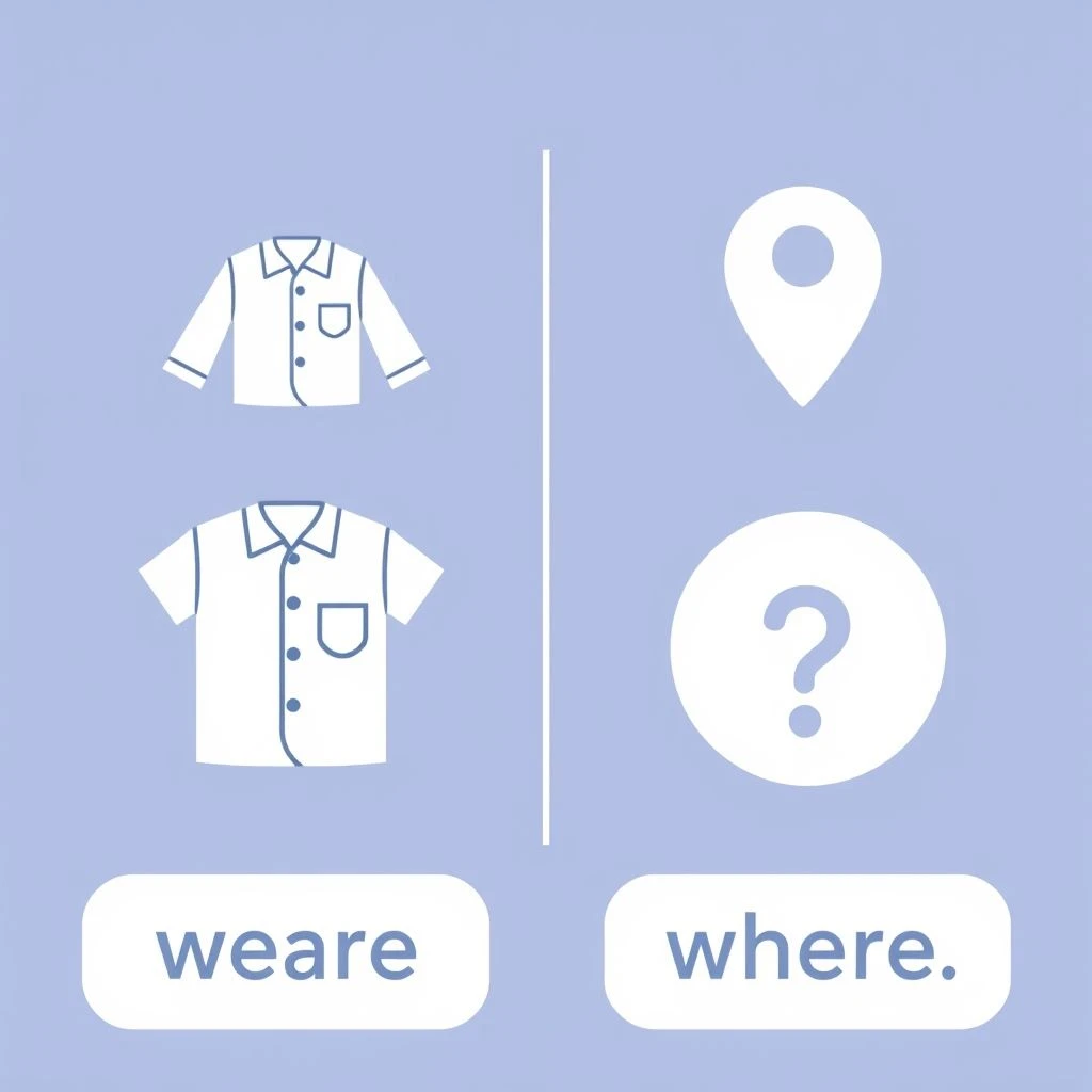 Wear vs Where Dominando Estos Homófonos Complicados en Inglés