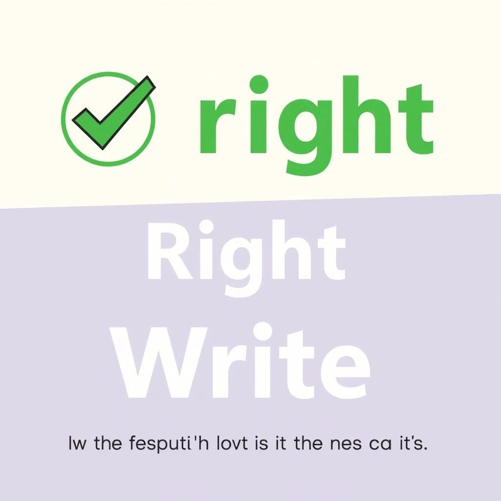 Right vs. Write Dominando Estos Homófonos Confusos en Inglés