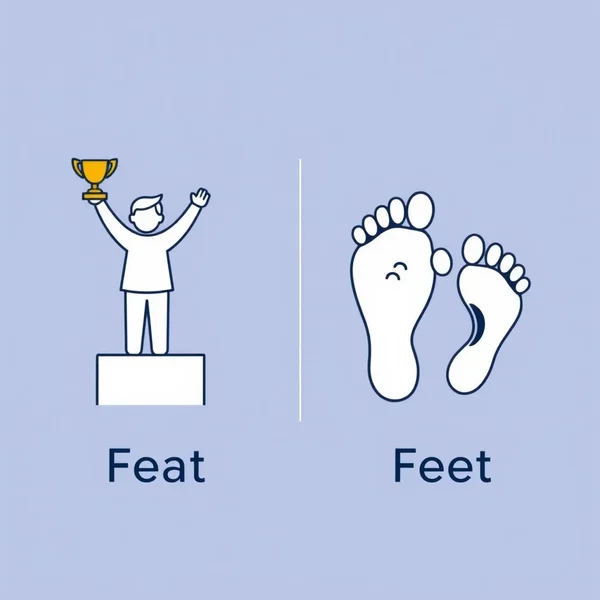 Understanding Feat vs. Feet: A Visual Guide To Meanings