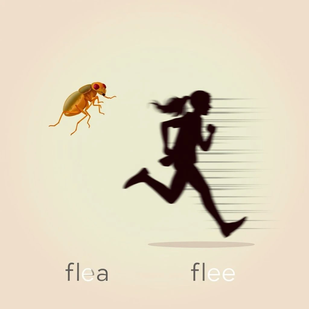flea vs. flee No te confundas más con estos homófonos en inglés
