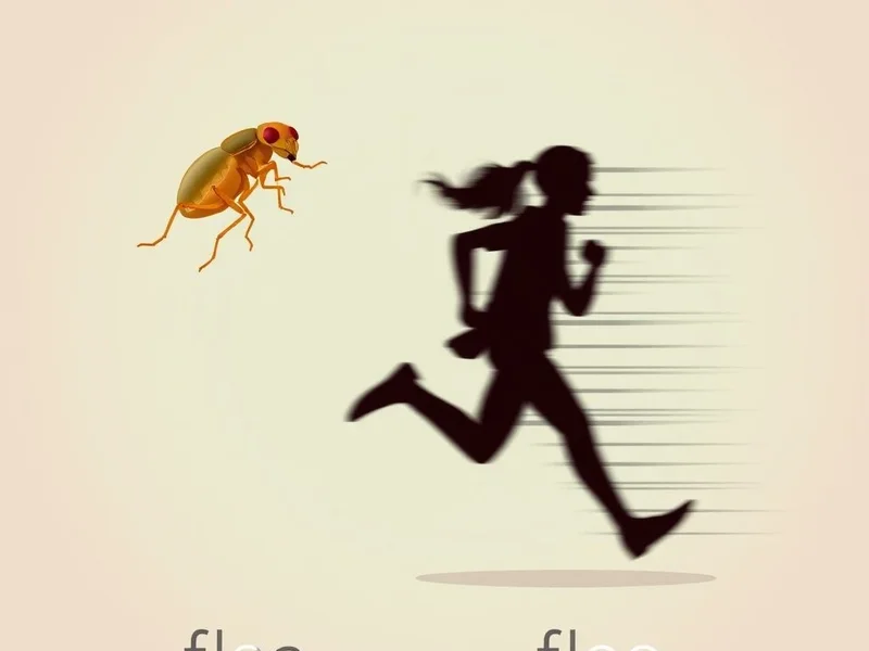 Understanding the difference between flea vs. flee for English learners