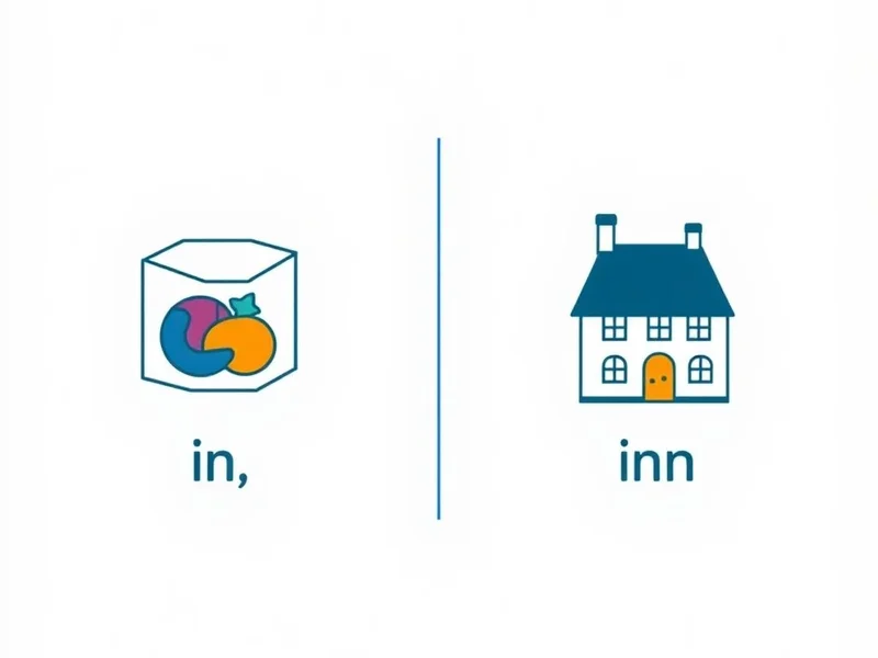 Understanding In vs. Inn: A Visual Guide to a Common Homophone Pair