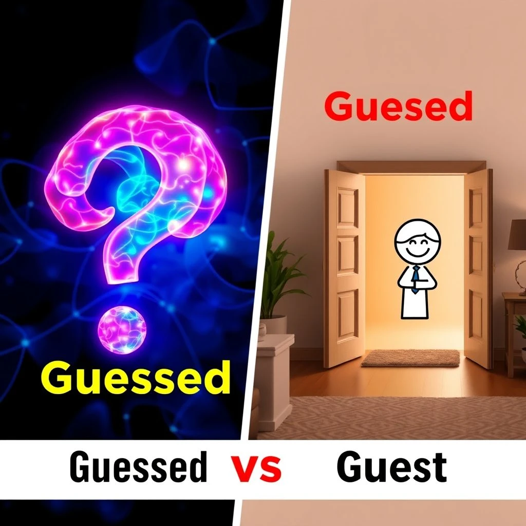 Guessed vs. Guest Desvendando Uma Confusão Comum em Inglês