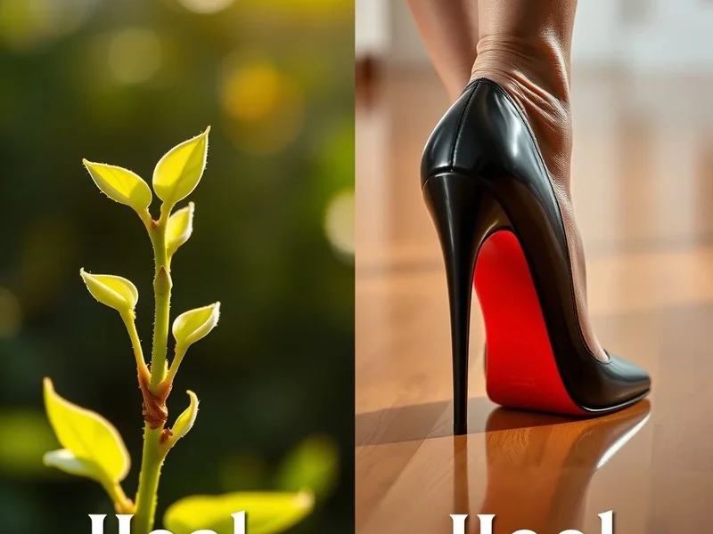 Visual guide for heal vs. heel differences