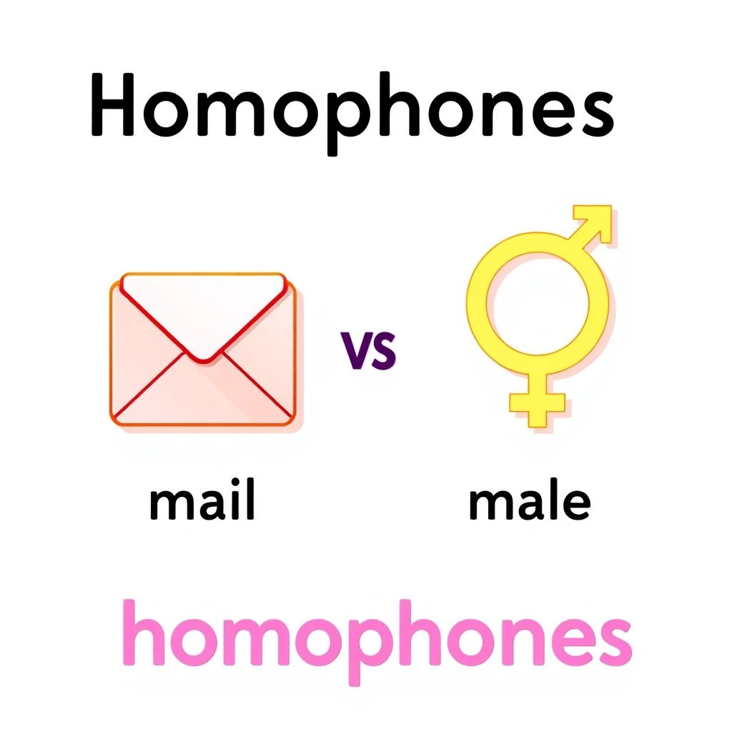 Mail vs Male Go Roi Hai Tu Tieng Anh Thuong Bi Nham Lan