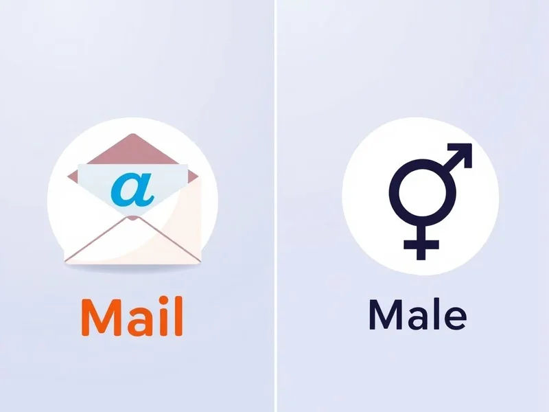 Understanding the difference between Mail vs. Male
