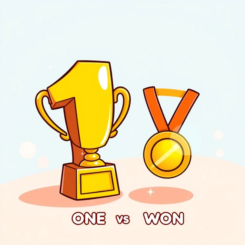 Dominando One vs Won Estes Homofonos Complexos em Ingles