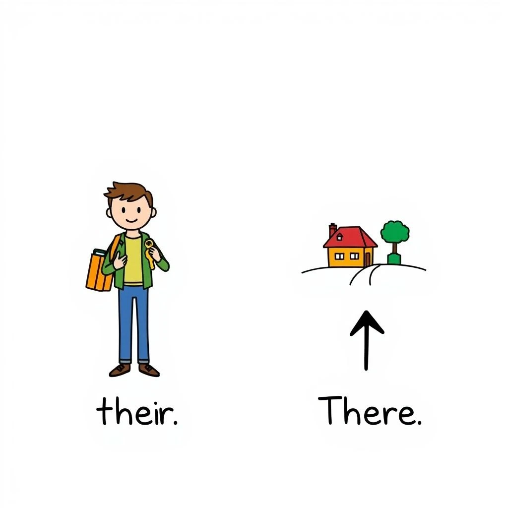 Nắm vững Their vs. There Cặp từ đồng âm khó nhằn tiếng Anh