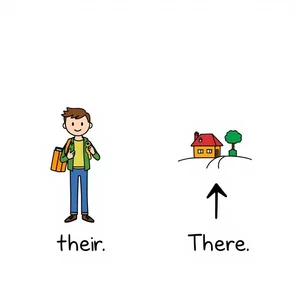 Nắm vững Their vs. There Cặp từ đồng âm khó nhằn tiếng Anh