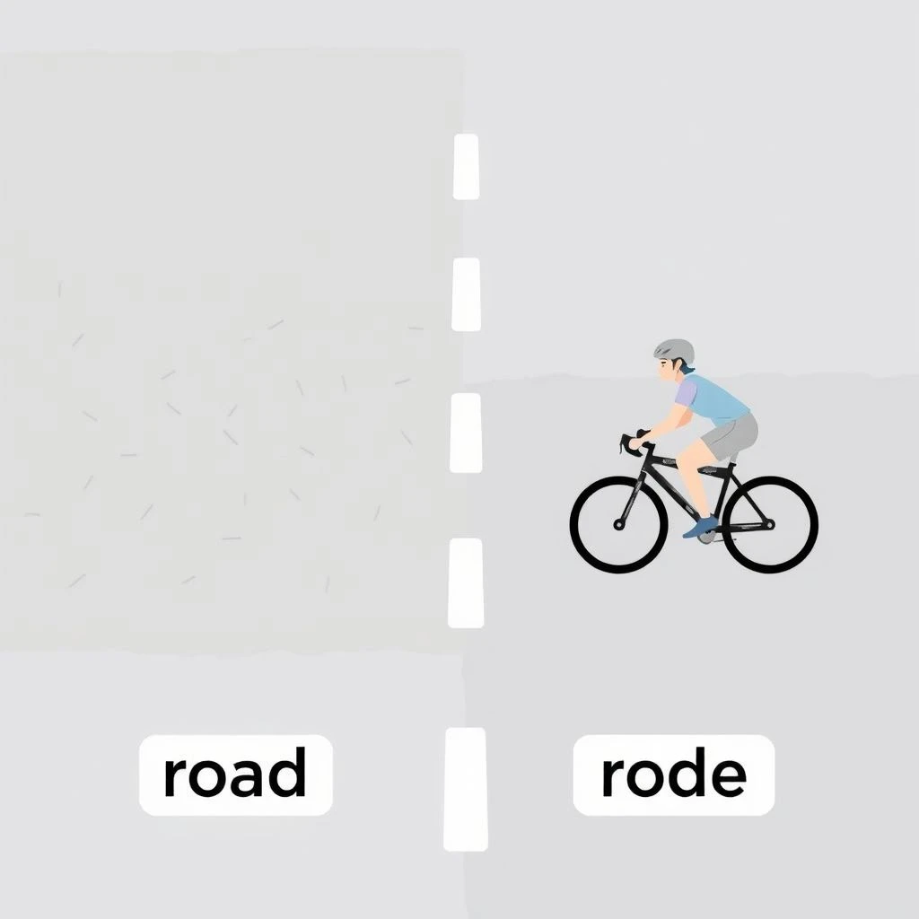 road vs. rode Navegando la diferencia entre homófonos comunes