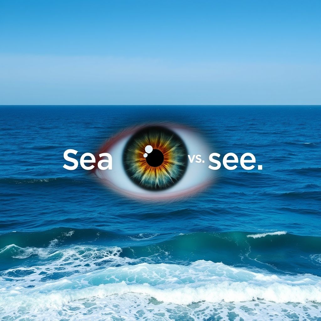 Sea vs. See: Master These Confusing Homophones in English