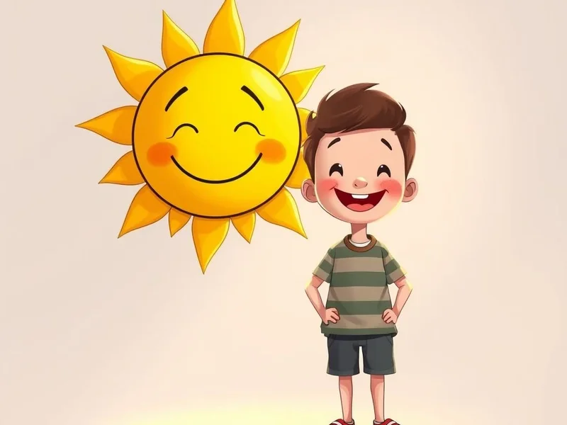 Illustration comparing a 'son' (boy) with the 'sun' in the sky, clarifying son vs. sun