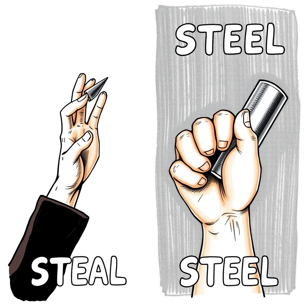steal vs. steel Desentrañando el significado de estos homófonos comunes