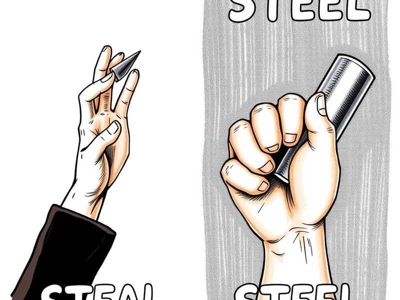 Steal vs. Steel definitions and examples