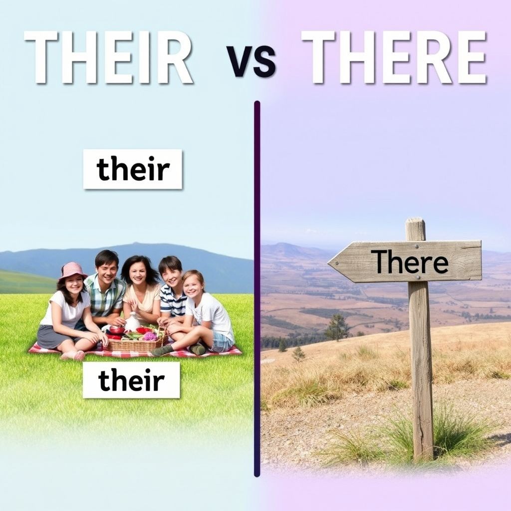 Their vs. There: Master the Tricky Homophone Pair in English