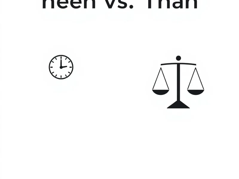 Image title: Entendiendo los usos de Then vs. Than en oraciones en inglés