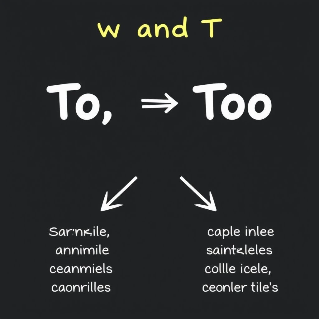 To vs. Too: Làm Rõ Những Nhầm Lẫn Phổ Biến trong Tiếng Anh
