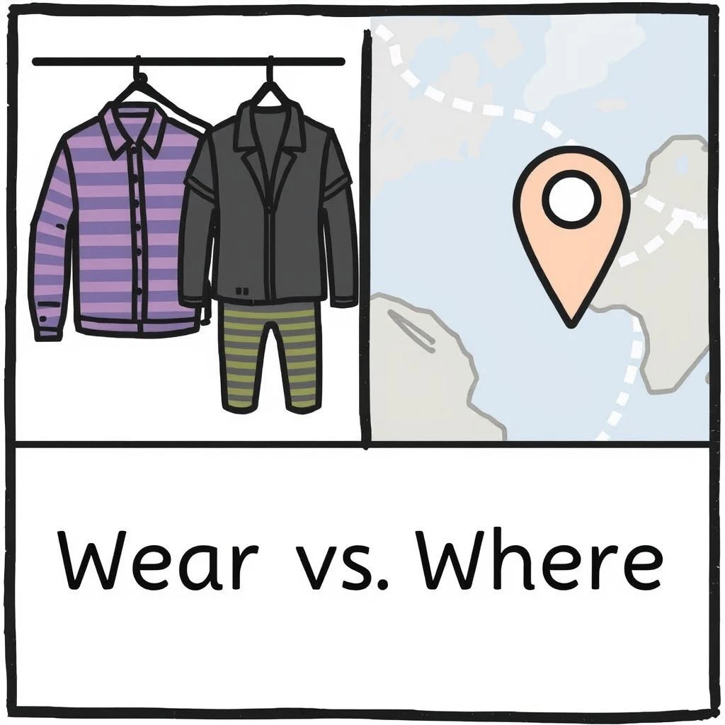 Wear vs. Where Dominando Estes Homófonos Difíceis em Inglês