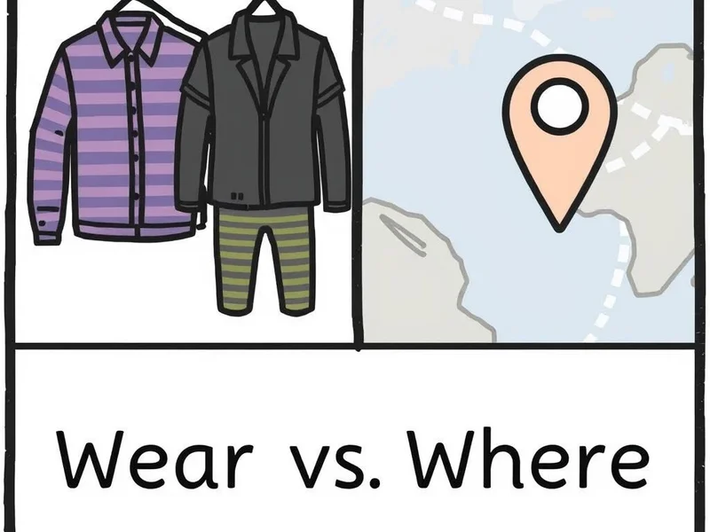 A visual guide to understanding the difference between Wear vs. Where