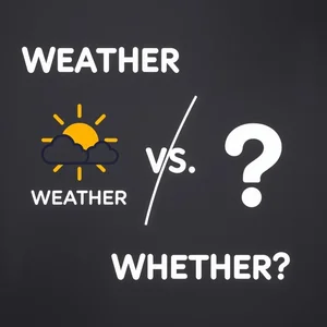 weather vs. whether Pare de Confundir Estas Palavras em Inglês