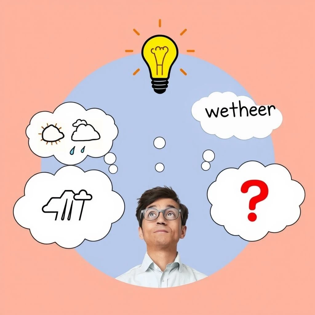 Weather vs. Whether Giải tỏa nhầm lẫn phổ biến cho người học tiếng Anh