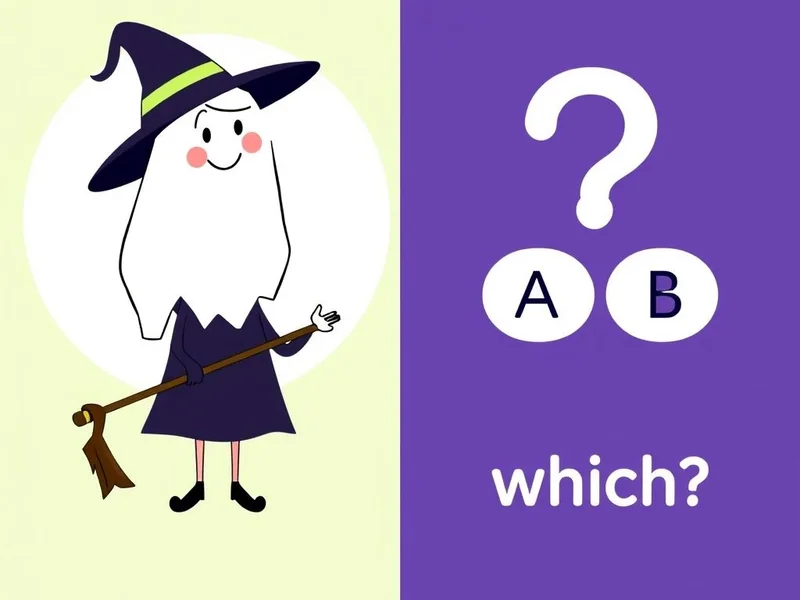 Understanding the difference between witch vs. which for English learners