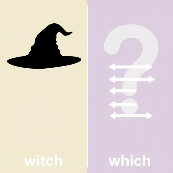 Understanding the difference between witch vs. which for English learners