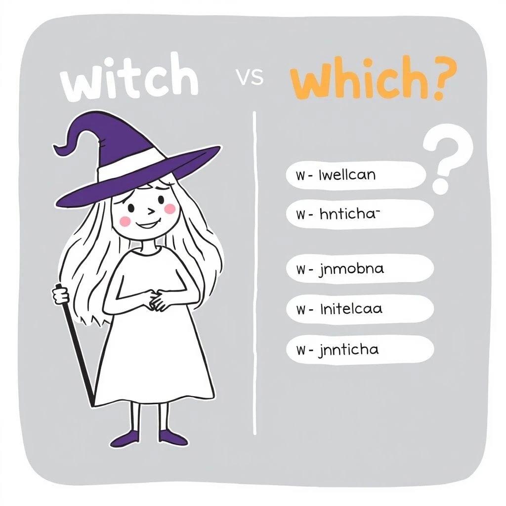 Witch vs. Which: Làm Chủ Các Từ Đồng Âm Dễ Gây Nhầm Lẫn Này